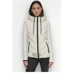 DKNY MEDIA LIGHT WEIGHT PUFFER New With tags Size Large